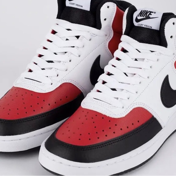 nike court vision high red